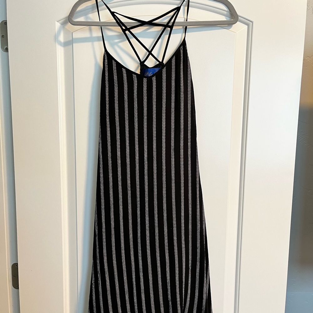Strappy black dress!